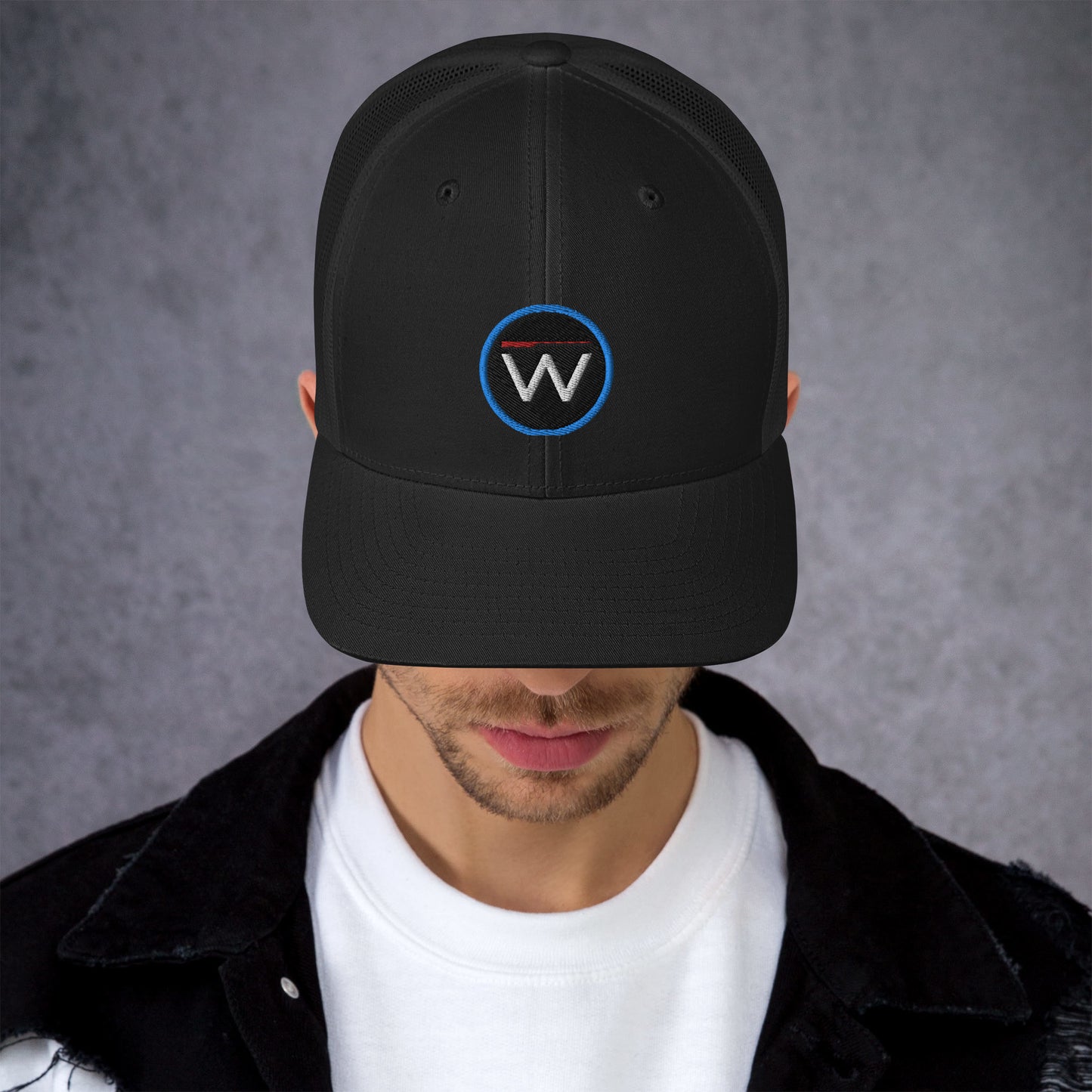 WAGMI Defense W Logo Trucker Cap
