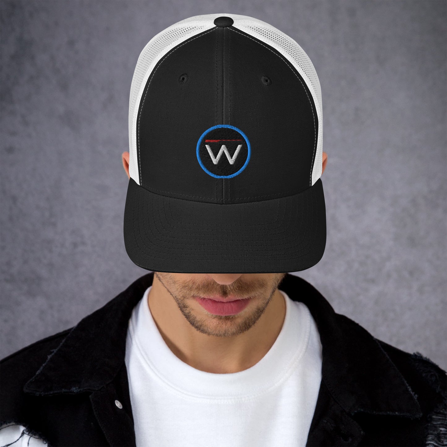 WAGMI Defense W Logo Trucker Cap