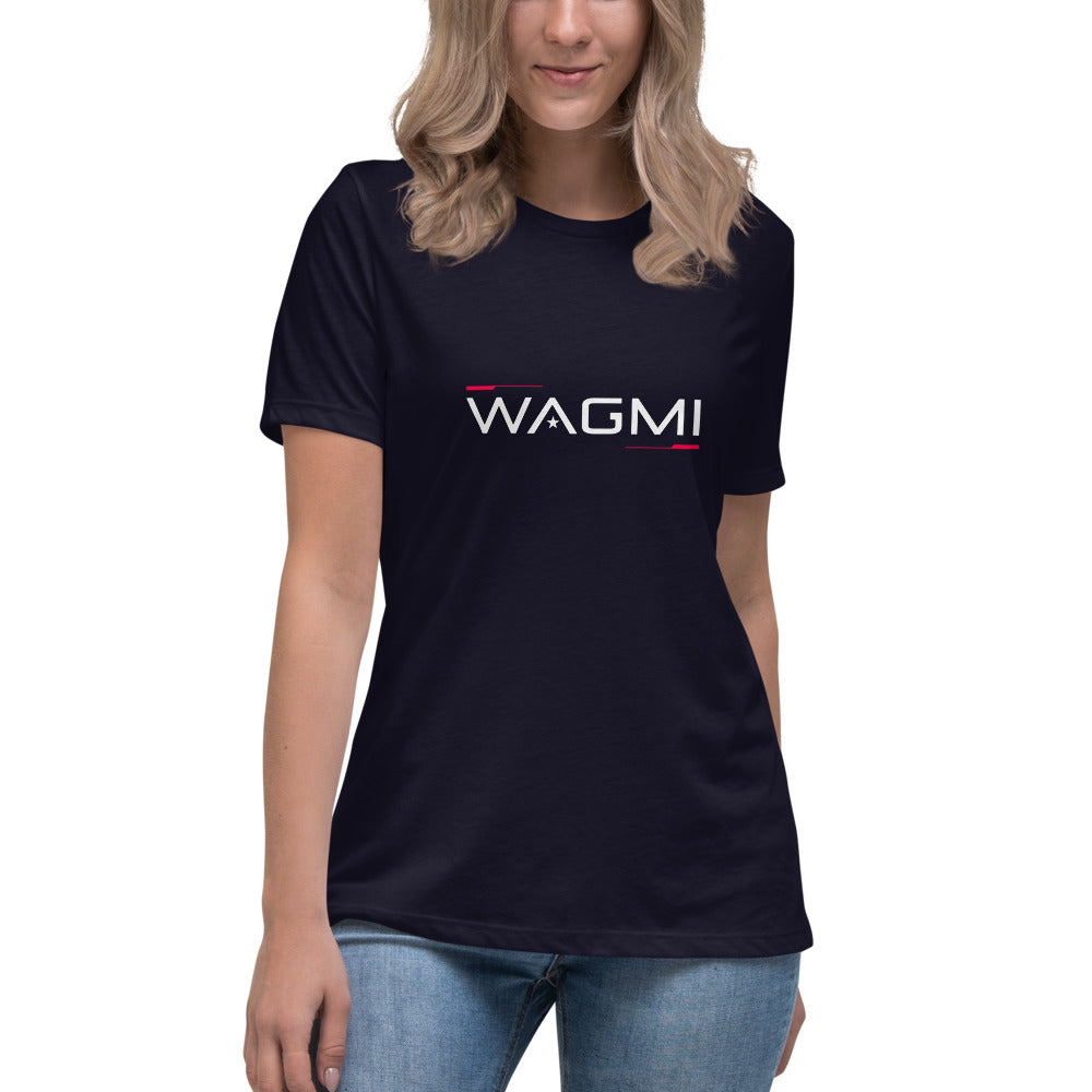 Women's Relaxed T-Shirt WAGMI LOGO