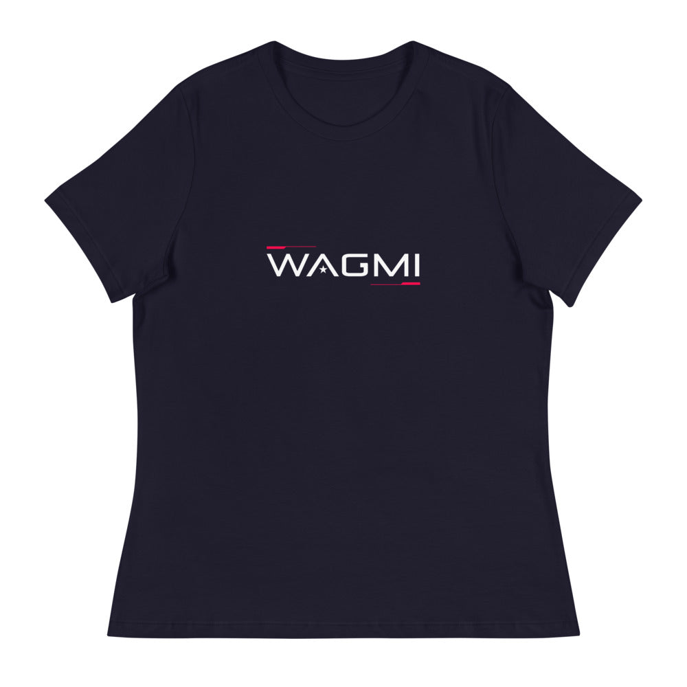 Women's Relaxed T-Shirt WAGMI LOGO