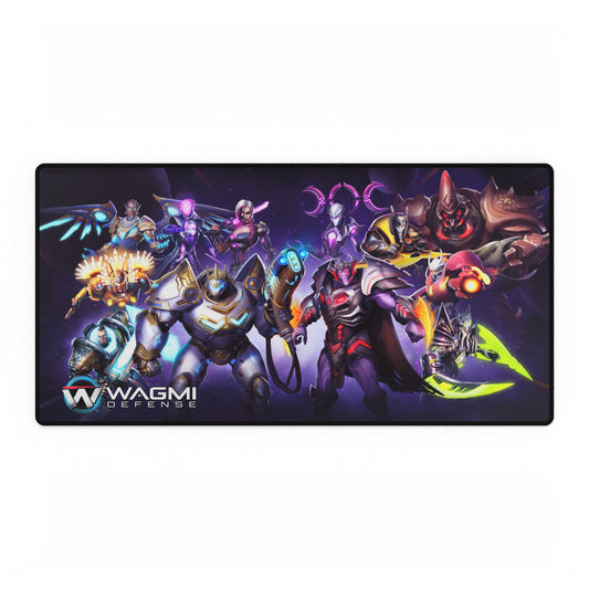 Gaming Desk Mat with Vibrant WAGMI DEFENSE Character Art | Large Mousepad for Gamers, Anime Fans, Home Office Decor, Unique Gift, Computer Accessories