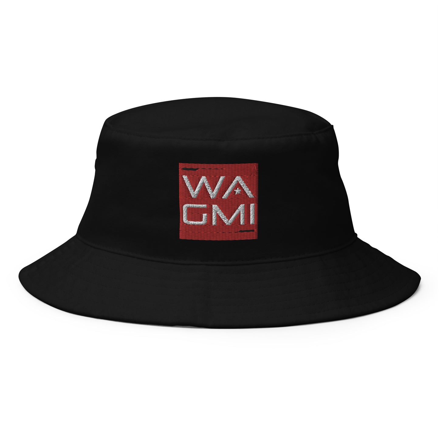 WAGMI Games Bucket Hat RED SQUARE LOGO
