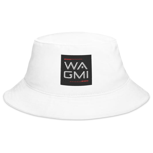 WAGMI Bucket Hat BLACK SQUARE LOGO