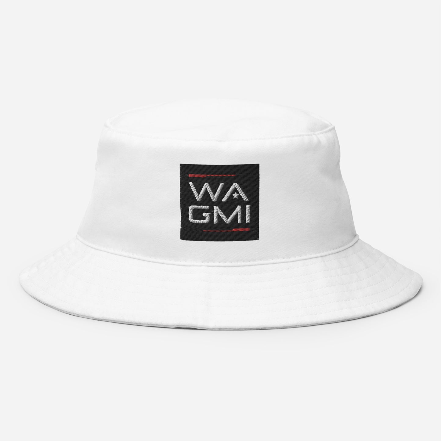 WAGMI Bucket Hat BLACK SQUARE LOGO