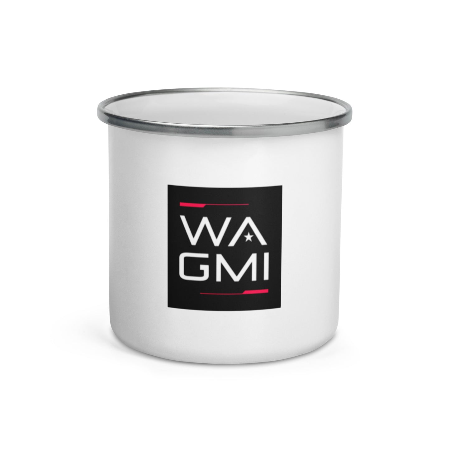 WAGMI Square Logo Enamel Mug