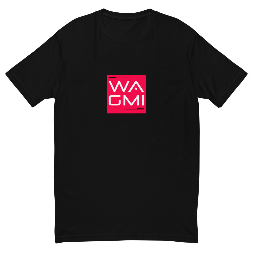 Short Sleeve T-shirt WAGMI SQUARE RED LOGO – WAGMI Game